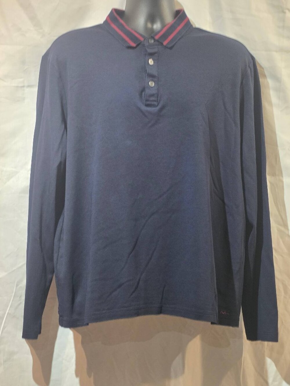 Michael Kors Men’s Long Sleeve Polo – Size XL